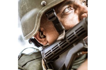 Image of Silynx Clarus XPR Modular Sigle-Sided Headset w/CA0128-09 Cable Adapter, Tan, CXPRQH-D-012