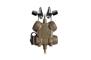 Image of Silynx Clarus XPR Smart Tactical Headset Kit with Fixed In-Ear Headset, Tan, SCXPRFH-D-AA