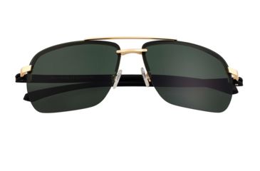 Image of Simplify Lennox Polarized Sunglasses - Unisex, Gold/Black, One Size, SSU119-GD