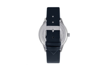 Image of Simplify Simplify The 2400 Leather-Band Unisex Watch, Silver/Navy, One Size, SIM2406