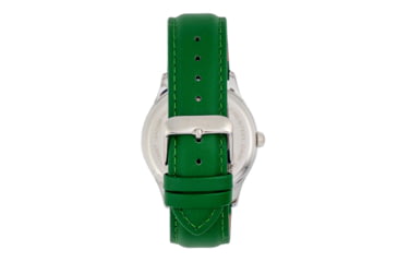 Image of Simplify The 6900 Leather-Band Watch w/ Date, Green, One Size, SIM6902