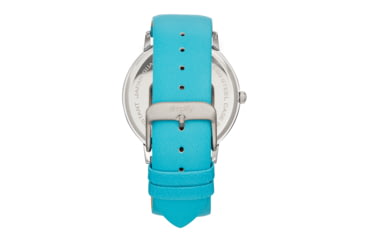 Image of Simplify The 7200 Leather-Band Watch, Black/Turquoise, One Size, SIM7203