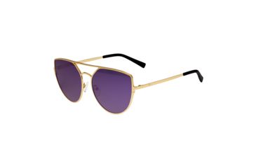 Image of Sixty One Sunglasses Boar Polarized Sunglasses, Gold/Purple, One Size, SIXS144PU