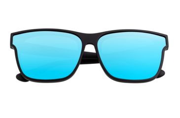 Image of Sixty One Sunglasses Delos Polarized Sunglasses - Unisex, Black/Blue, One Size, SIXS112BL
