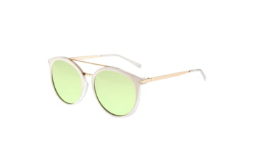 Image of Sixty One Sunglasses Moreno Polarized Sunglasses, White Frame, Mint Lens - Womens, SIXS145PGX