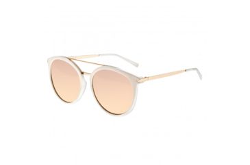 Image of Sixty One Sunglasses Moreno Polarized Sunglasses, White/Rose Gold, One Size, SIXS145RG