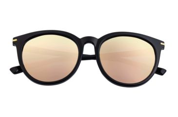 Image of Sixty One Sunglasses Palawan Polarized Sunglasses - Unisex, Black/Rose Gold, One Size, SIXS108RG
