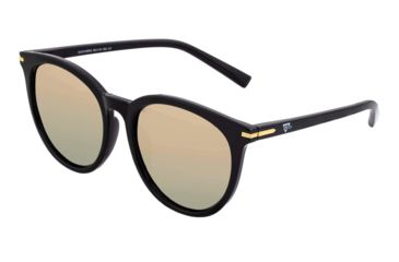 Image of Sixty One Sunglasses Palawan Polarized Sunglasses - Unisex, Black/Rose Gold, One Size, SIXS108RG