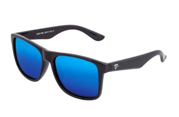 Image of Sixty One Sunglasses Solaro Polarized Sunglasses - Unisex, Black/Blue, One Size, SIXS110BL