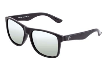 Image of Sixty One Sunglasses Solaro Polarized Sunglasses - Unisex, Black/Silver, One Size, SIXS110SL