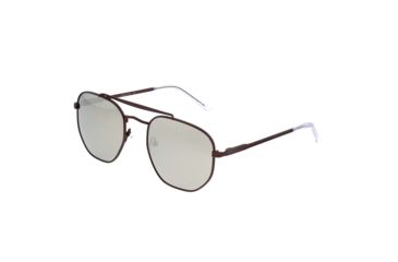 Image of Sixty One Sunglasses Stockton Polarized Sunglasses - Unisex, Brown/Silver, One Size, SIXS103BN