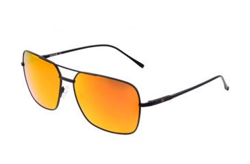 Image of USED Sixty One Sunglasses Teewah Polarized Sunglasses - Unisex, Black/Red-Yellow, One Size, SIXS105BK, EDEMO1