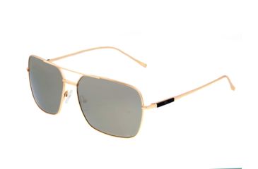 Image of Sixty One Sunglasses Teewah Polarized Sunglasses - Unisex, Gold/Silver, One Size, SIXS105GD