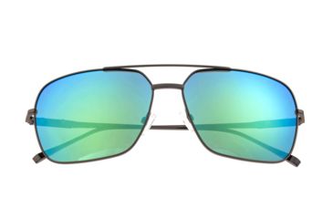 Image of Sixty One Sunglasses Teewah Polarized Sunglasses - Unisex, Gunmetal/Blue-Green, One Size, SIXS105GM