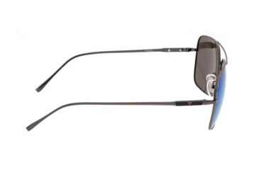 Image of Sixty One Sunglasses Teewah Polarized Sunglasses - Unisex, Gunmetal/Blue-Green, One Size, SIXS105GM