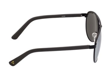 Image of Sixty One Sunglasses Wreck Polarized Sunglasses - Unisex, Black/Silver, One Size, SIXS107BK