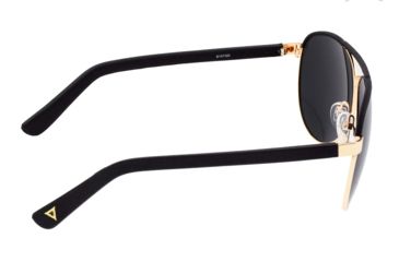Image of Sixty One Sunglasses Wreck Polarized Sunglasses - Unisex, Gold/Black, One Size, SIXS107GD