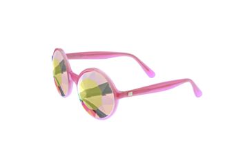 Image of Sixty One Xperience Polarized Sunglasses, Pink Frame, Multi Lens, Pink/Multi-Colored, One Size, SIXS139PK