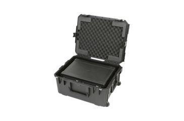 Image of SKB Cases 2U iSeries Wireless Mic Fly Rack with Wheels, Black, 25.25in x 19.75in x 12.75in 3i-221710WMC