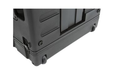 Image of SKB Cases 4U Roto Rolling Rack w/ wheels and handle, Black, 19in x 7in 1SKB-R4UW