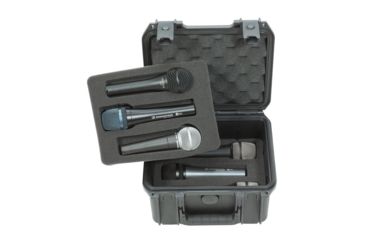 Image of SKB Cases Injection Molded Microphone Case, 6 Mics, Black 3I-0907-MC6