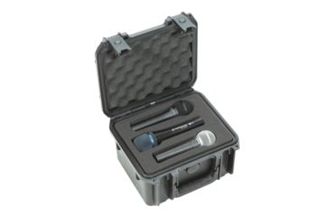 Image of SKB Cases Injection Molded Microphone Case, 6 Mics, Black 3I-0907-MC6