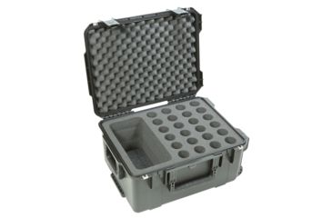Image of SKB Cases Injection Molded Waterproof Twenty-four Mic Case, Black, 3I-2015-MC24