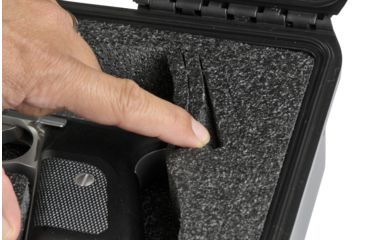 Image of SKB Cases iSeries 1006 Mil-Spec Pistol Case,11.72x8x3.86in,Black 3i-1006-SP