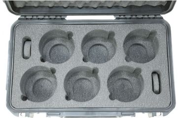 Image of SKB Cases iSeries 2011 Waterproof Lens Case, Black, 22 1/4 in. x 14 1/2 in. x 9 1/2 in. 3I-20118LENS