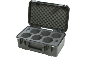 Image of SKB Cases iSeries 2011 Waterproof Lens Case, Black, 22 1/4 in. x 14 1/2 in. x 9 1/2 in. 3I-20118LENS