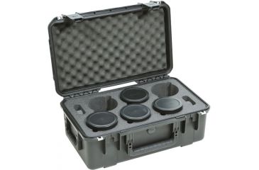 Image of SKB Cases iSeries 2011 Waterproof Lens Case, Black, 22 1/4 in. x 14 1/2 in. x 9 1/2 in. 3I-20118LENS