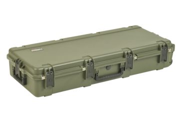 Image of SKB Cases iSeries 4217 Mil-Spec AR / Short Rifle Case in Military Green, 45 1/4 x 19 5/8 x 8 3/8 3i-4217-7M-L