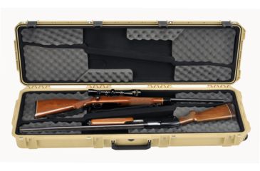 Image of SKB Cases iSeries 5014 Double Rifle Case, Tan, 53 1/8 x 17 1/4 x 7 3i-5014-DR-T