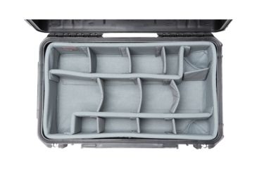 Image of SKB Cases iSeries Case w/Think Tank Designed Photo Dividers and Lid Organizer, Black, 19.5in x 10.5in x 5in 3i-2011-7DL