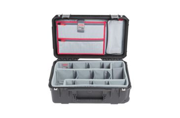 Image of SKB Cases iSeries Case w/Think Tank Designed Photo Dividers and Lid Organizer, Black, 19.5in x 10.5in x 5in 3i-2011-7DL