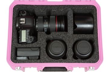 Image of SKB Cases iSeries DSLR Pro Camera Case, Pink, 14 7/8 in. x 12 in. x 7 3/8 in. 3I-13096SLRP