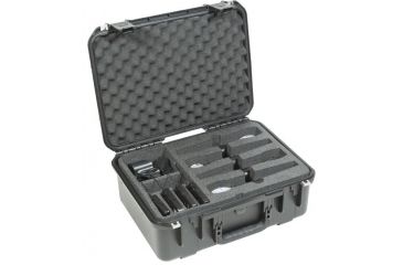 Image of SKB Cases iSeries Injection Molded Case for 8 Wireless Mic Systems, Black 3i-1813-7WMC