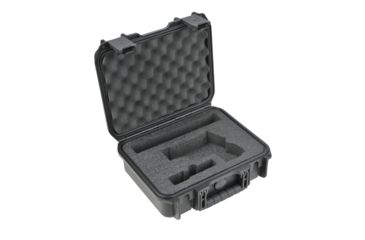 Image of SKB Cases Medium Pistol case with Customizable foam, Black, 14 x 12 x 6 1/4 3i-1209-SP