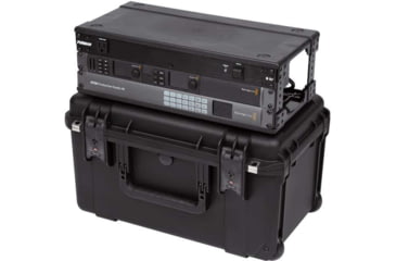 Image of SKB Cases Seres Case W/Removeable 3U Injecton Molded 9in Deep Rack Cage, Tsa Latches, Wheels, 3I-2011M103U