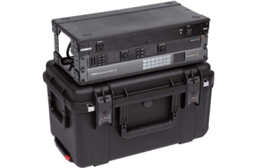 Image of SKB Cases Seres Case W/Removeable 3U Injecton Molded 9in Deep Rack Cage, Tsa Latches, Wheels, 3I-2011M103U