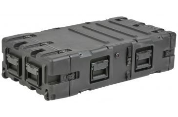 Image of SKB Cases Static Shock Rack Sysytem, Black, 19in rackable x 24in deep x 7in high 3RS-4U24-25B