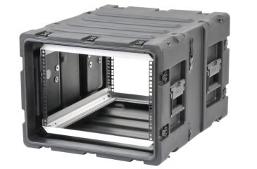 Image of SKB Cases Static Shock Rack Sysytem, Black, 19in rackable x 24in deep x 12 1/4in high 3RS-7U24-25B
