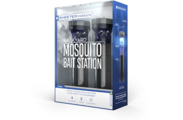 Image of SKEETER HAWK Backyard Mosquito Bait Station, 2 Pack, Black, SKE-TUB-0001