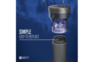 Image of SKEETER HAWK Backyard Mosquito Bait Station, Replacement, 2 Pack, Black, SKE-TUB-0002