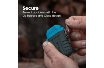 Image of SKEETER HAWK Compact Rechargeable Plasma Lighter, Grey, TRU-ACC-1000