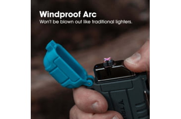 Image of SKEETER HAWK Compact Rechargeable Plasma Lighter, Grey, TRU-ACC-1000