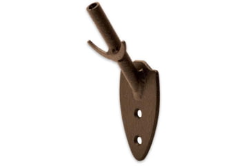 Image of Skull Hooker Flush Wall Mount, Brown, SKH-FWM-BRN
