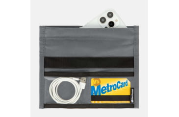Image of SLNT Utility Faraday Bag, Charcoal Grey, Medium, SPUF-MCGN