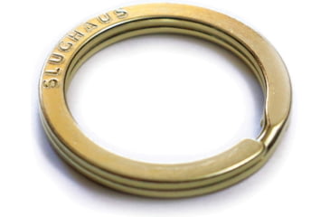 Image of Slughaus Mini Keyring, 2.5 Cm Diameter, Gold Finish, SLUG009