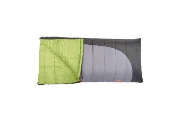 Image of Slumberjack Forest 0 Reg RH Sleeping Bag, 80 x 34 in, Black/Gray 51720518RR